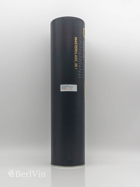 Whisky Verpackung Bruichladdich Octomore 08.1 Islay Single Malt Scotch Whisky Zertifikat