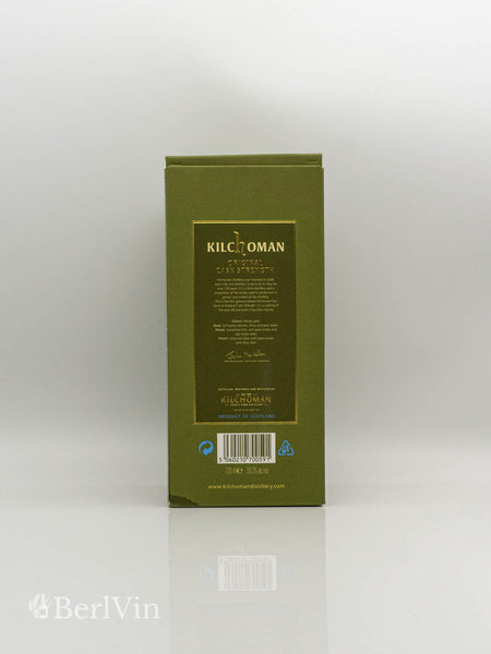 Whisky Verpackung Kilchoman Original Cask Strenght Islay Single Malt Scotch Whisky Rückseite