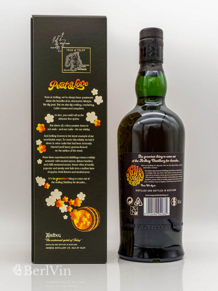 Whisky Ardbeg Grooves The Ultimate Islay Single Malt Limited Edition mit Verpackung Rückseite