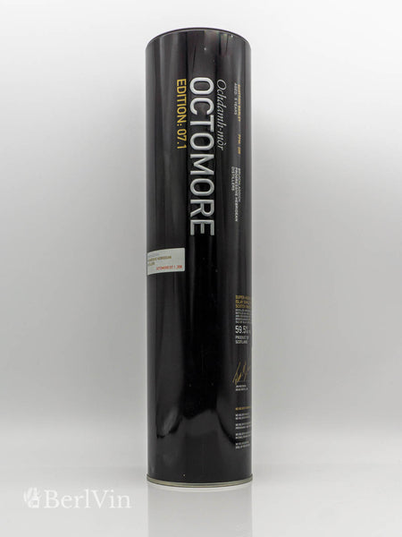 Whisky Verpackung Bruichladdich Octomore 07.1 Islay Single Malt Scotch Whisky Frontansicht