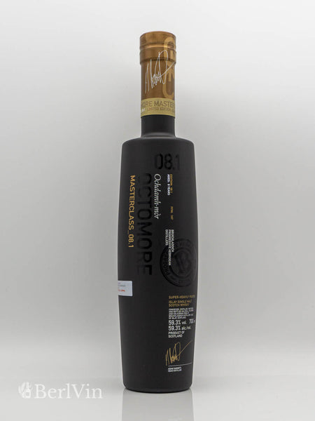 Whisky Bruichladdich Octomore 08.1 Islay Single Malt Scotch Whisky Frontansicht