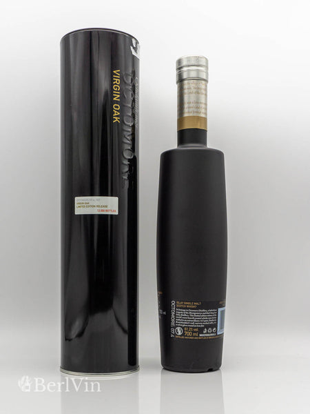 Whisky Buichladdich Otcomore 07.4 Islay Single Malt Whisky mit Verpackung Rückseite