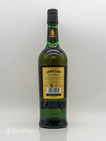 Whisky Jameson Gold Reserve Blended Whisky Rückseite