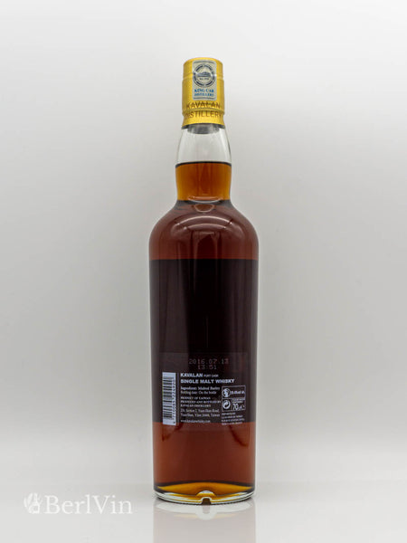 Whisky Kavalan Solist Cask Strenght Port Cask Single Malt Whisky Rückseite