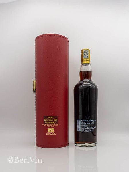 Whisky Kavalan Solist Sherry Cask Strenght Single Malt Whisky mit Verpackung Rückseite