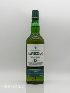 Whisky Laphroaig 15 Jahre Islay Single Malt Scotch Whisky Frontansicht