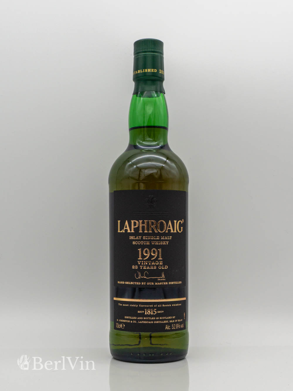 Whisky Laphroaig 1991 Islay Single Malt Scotch Whisky Frontansicht