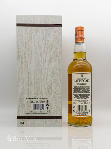 Whisky Laphroaig 27 Jahre Islay Single Malt Scotch Whisky mit Verpackung Rückseite