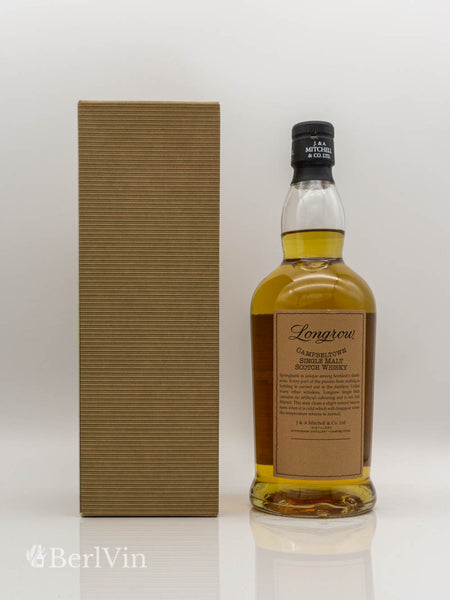 Whisky Longrow 10 Jahre 1994 Single Malt Scotch Whisky mit Verpackung Rückseite