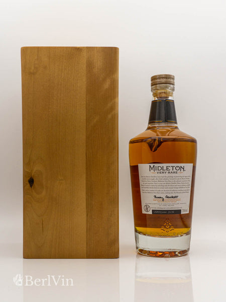 Whisky Midelton 2018 mit Verpackung Rückseite