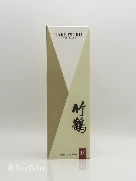 Whisky Nikka Taketsuru 17 Jahre Pure Malt Japanese Blended Malt Whisky Verpackung Frontansicht