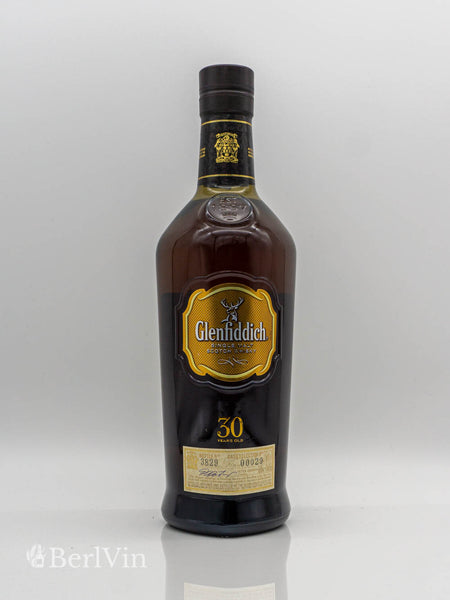 Whisky Glenfiddich 30 Jahre Single Malt Scotch Whisky Frontansicht