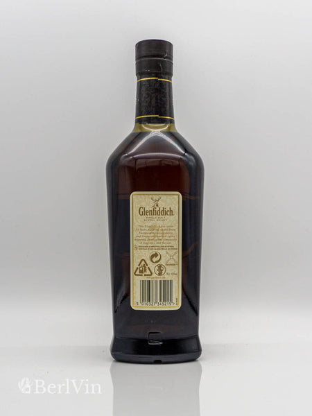 Whisky Glenfiddich 30 Jahre Single Malt Scotch Whisky Rückseite