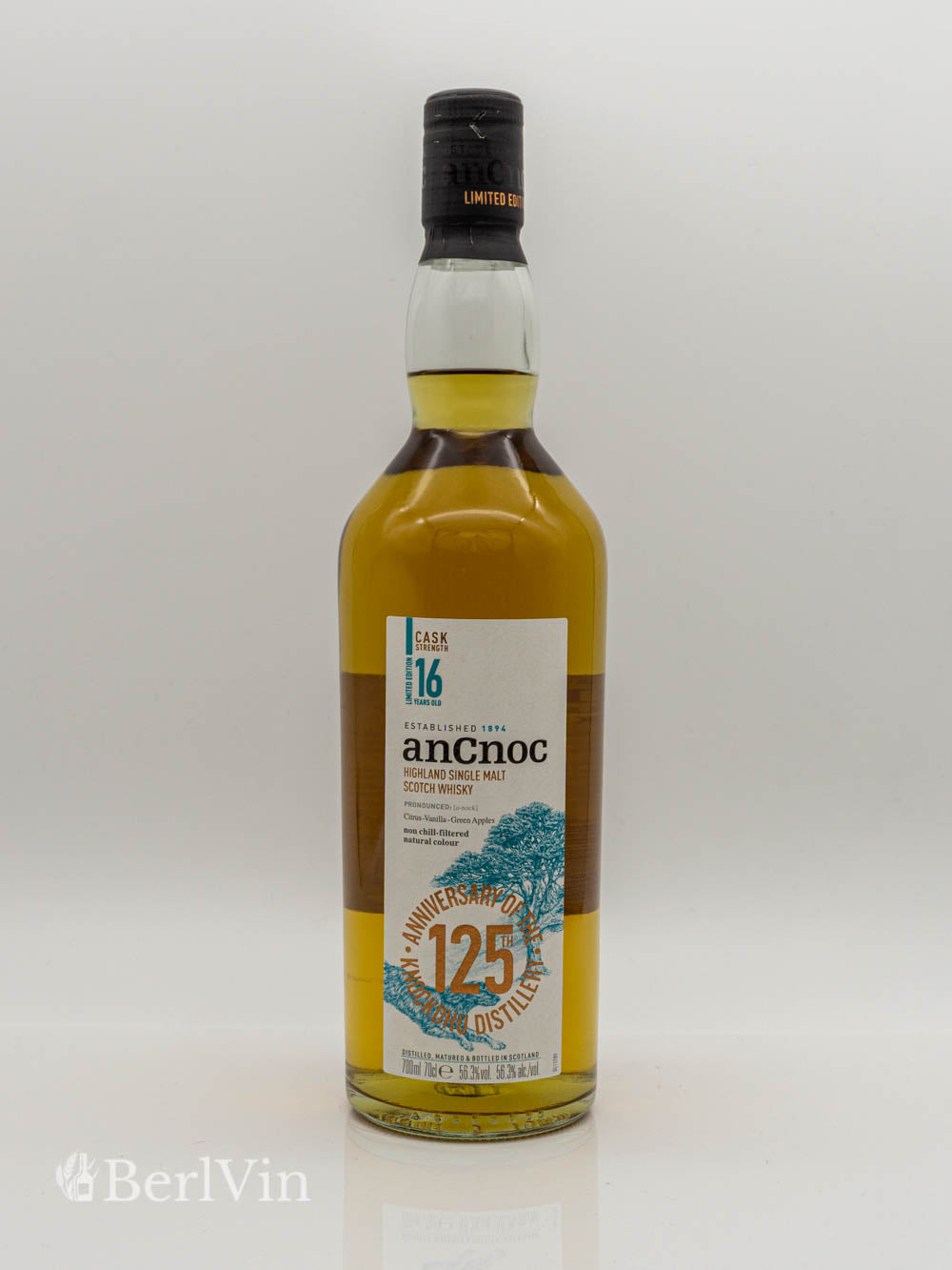 anCnoc 16J Cask Strenght 125th Anniversary Knockdhu Distillery