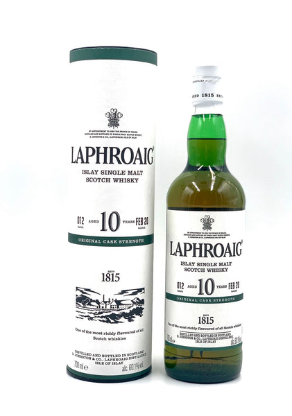 Laphroaig Aged 10 Years Cask Strength Batch 13 Islay Single Malt Scotch Whisky 0,7l